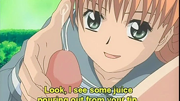 Jerky Uniform Shemale Cumming in Anime Toon Hentai