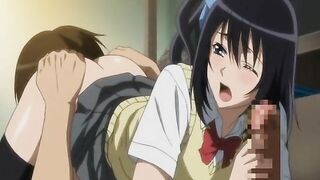 Coed hentai with bigtits double penetration
