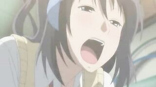 Coed hentai with bigtits double penetration