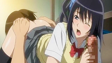 Coed hentai with bigtits double penetration