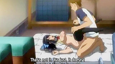 Coed hentai with bigtits double penetration