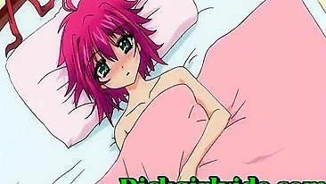 Hentai Shemale Masturbates Bareback with Anime Toons