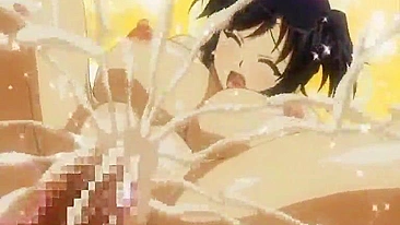 Busty Japanese Anime Wetpussy Fucked In The Top Of The Roof