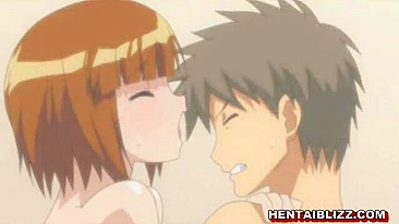 Busty Japanese Hentai Babe Gets Filmed While Fucking