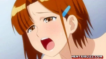 Busty Japanese Hentai Babe Gets Filmed While Fucking