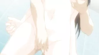 Japanese Schoolgirl Gets Squeezed Tits & Fingered Clit in Anime