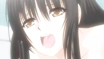 Japanese Schoolgirl Gets Squeezed Tits & Fingered Clit in Anime