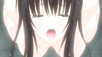 Japanese Schoolgirl Gets Squeezed Tits & Fingered Clit in Anime