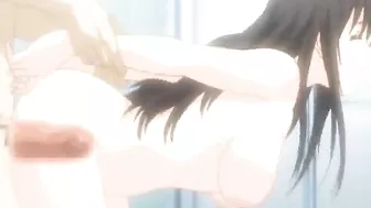 Japanese Schoolgirl Gets Squeezed Tits & Fingered Clit in Anime