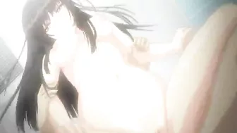 Japanese Schoolgirl Gets Squeezed Tits & Fingered Clit in Anime