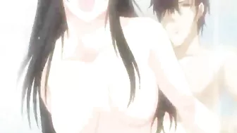 Japanese Schoolgirl Gets Squeezed Tits & Fingered Clit in Anime