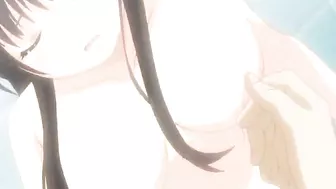 Japanese Schoolgirl Gets Squeezed Tits & Fingered Clit in Anime