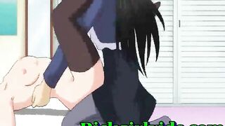 Horny Shemale Fucked Bareback in Hot Anime Toon Hentai