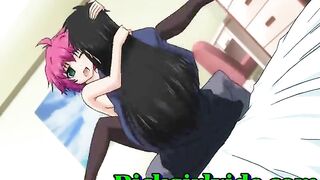 Horny Shemale Fucked Bareback in Hot Anime Toon Hentai