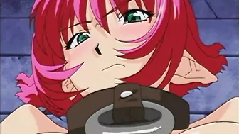 Anime Redhead Fucks Monster in Jail
