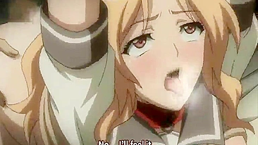 Hentai Schoolgirl with Big Tits and Wet Pussy Gets Hard Pokin'