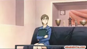 Busty Hentai Hard Poking - Caught in the Act!