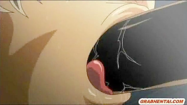 Busty Hentai Hard Poking - Caught in the Act!