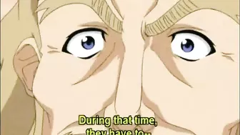 Anime Swimsuit Handjob with Big Boobs and Cock