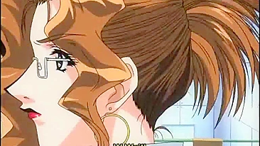 Anime Porn with Ropes and Wet Pussy from Behind