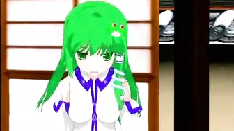 Hentai Shemale Riding and Cumming on Floor, Anime Toon