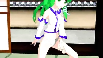 Hentai Shemale Riding and Cumming on Floor, Anime Toon