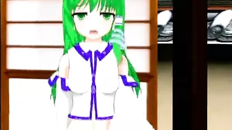 Hentai Shemale Riding and Cumming on Floor, Anime Toon