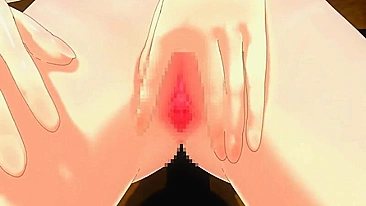 Hentai Shemale Riding and Cumming on Floor, Anime Toon