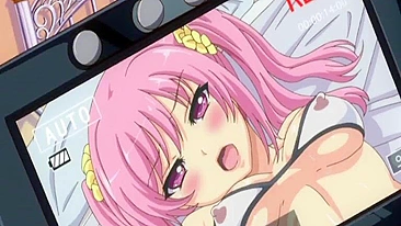 Busty Hentai's Clit Dildoed in Filthy Video