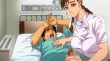 Busty Hentai Nurse Giving Patient a Blowjob and Anal Sex in Hospital - Must See!