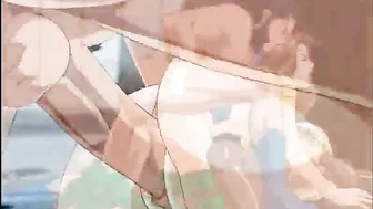 Cute Shemale Threesome Gangbang Orgy with Anime Toons