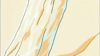 Bound and Blindfolded Hentai with Big Cock Sucking