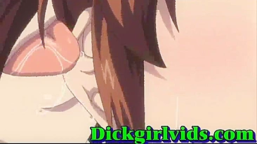 Anime Hentai Girl Group Gangbang and Cummed Orgy with Shemale, Toon, and Hentai