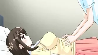 Busty coed's big tits get squeezed and hotly poked!