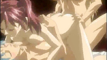 Hentai Shemale Gangbang Threesome with Sexy Anime Toons