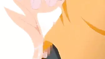 Japanese Foursome with Busty Hentai Sex