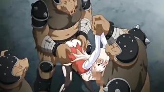 Hentai Coed Gets Gangbanged by Monsters! (100% Anime) Hentai Coed Gets Gangbanged by Monsters! (100% Anime)