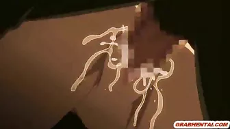 Japanese Coed's Wet Pussy Gets Poked and Creamed in Busty Hentai