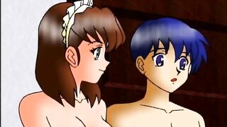 Big Boobed Maids Ride Dick in Hot Hentai Action