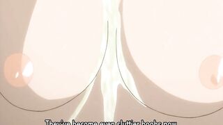 Busty Girls' Double Penetration in Hentai