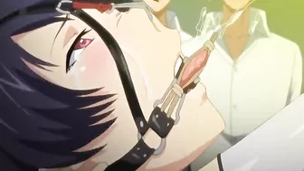 Bondage hentai bigtits with muzzle hard fucked