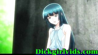 Shemale Hentai Girl Gets Bareback Fucked in Anime Toon