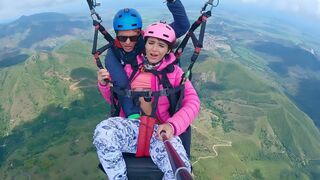 Wife's Paragliding Squirt Stream Goes Viral - Air Porn at Its Best!