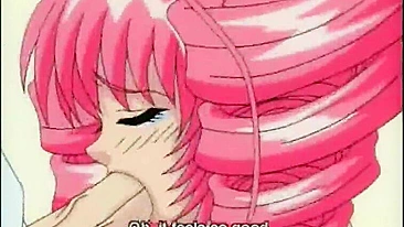 Redhead hentai coed with big tits fucked from behind by big dick, redhead, hentai, coed, big tits