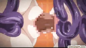 Shemale Hentai with Big Boobs and Big Cock Hot Fucking