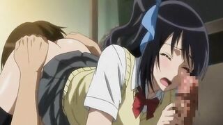 Japanese Coed's Hot Poking with Big Boobs in Hentai