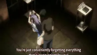 Hentai Coed's Big Boobs Poked from Behind, Captured in Bondage