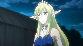 Busty Anime Elf Gets Poked by Shemale in Hentai