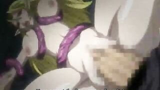 Busty Anime Elf Gets Poked by Shemale in Hentai
