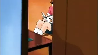 Bound and Gagged Anime Co-Ed Gets Vibrated Wet Pussy